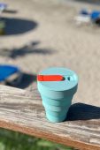 Складний стаканчик Lund London Collapsible Cup колір бірюзовий (2843801) Складний стаканчик Lund London Collapsible Cup колір бірюзовий (2843801)