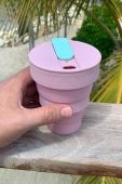 Складний стаканчик Lund London Collapsible Cup колір рожевий (2843791)