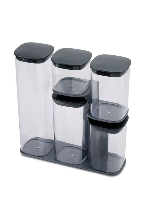 Joseph Joseph Набір контейнерів для зберігання з кришками Podium (5-pack) колір барвистий Joseph Joseph Набір контейнерів для зберігання з кришками Podium (5-pack) колір барвистий