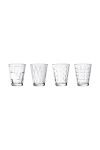 Villeroy & Boch Набір склянок Dressed Up (4-pack) колір прозорий Villeroy & Boch Набір склянок Dressed Up (4-pack) колір прозорий