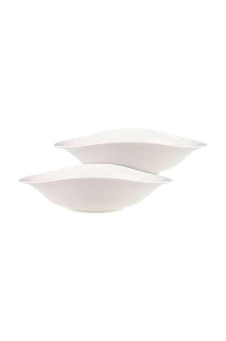 Villeroy & Boch Набір мисок для макаронів Vapiano (2-pack) колір білий