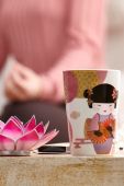 Eigenart Чашка з заварником TeaEve Little Geisha колір барвистий Eigenart Чашка з заварником TeaEve Little Geisha колір барвистий