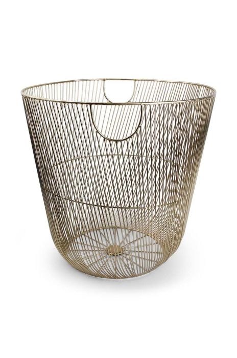 Кошик S|P Collection twisted iris колір жовтий Кошик S|P Collection twisted iris колір жовтий