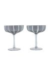 Набір келихів OYOY Mizu 2-pack колір сірий