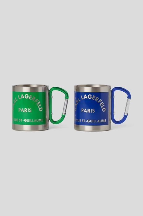 Набір чашок Karl Lagerfeld 2-pack колір блакитний