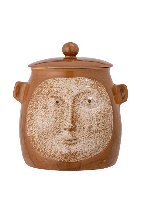 Контейнер з кришкою Bloomingville Avoe колір коричневий Контейнер з кришкою Bloomingville Avoe колір коричневий