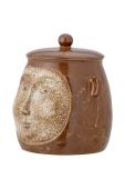 Контейнер з кришкою Bloomingville Avoe колір коричневий Контейнер з кришкою Bloomingville Avoe колір коричневий