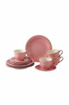 Кавовий сервіз на 4 персони Villeroy & Boch Color Loop Rose 12-pack колір барвистий