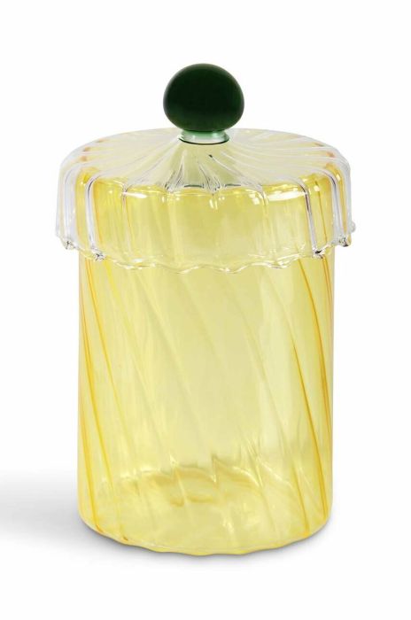 Контейнер з кришкою &k amsterdam Jar Spiral колір жовтий (3038287)