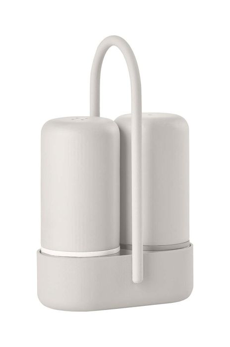 Сільничка і перечниця з підставкою Zone Denmark Singles колір сірий Сільничка і перечниця з підставкою Zone Denmark Singles колір сірий