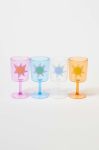 Набір келихів SunnyLife Utopia Multi 4-pack колір барвистий Набір келихів SunnyLife Utopia Multi 4-pack колір барвистий