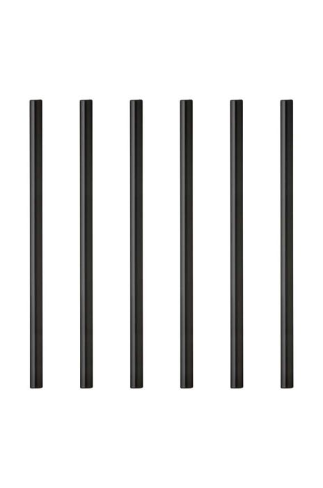 Набір трубочок зі щіточкою Lyngby Bar колір чорний