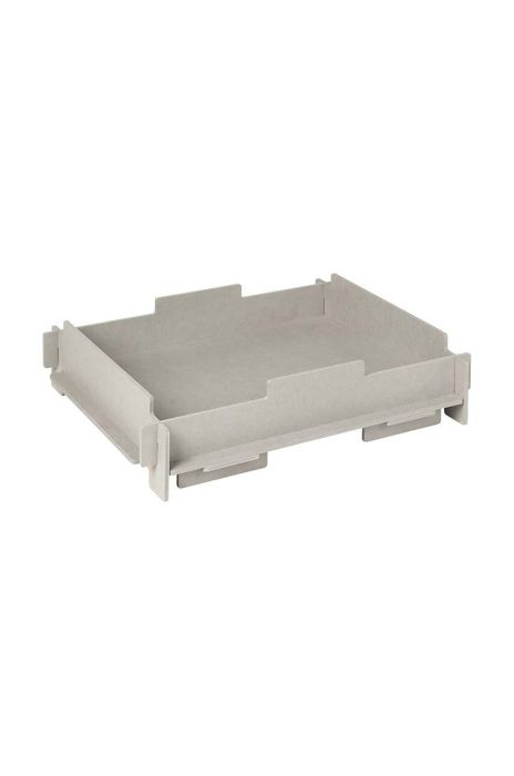 Декоративний піднос Broste Copenhagen Stacie Bakke колір сірий Декоративний піднос Broste Copenhagen Stacie Bakke колір сірий