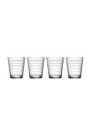 Набір склянок Iittala Aino Aalto 4-pack колір прозорий Набір склянок Iittala Aino Aalto 4-pack колір прозорий