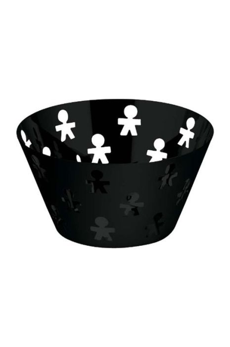 Кошик для фруктів Alessi Girotondo колір чорний