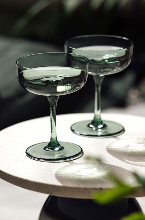 Набір келихів для шампанського Villeroy & Boch Like Sage 2-pack колір зелений