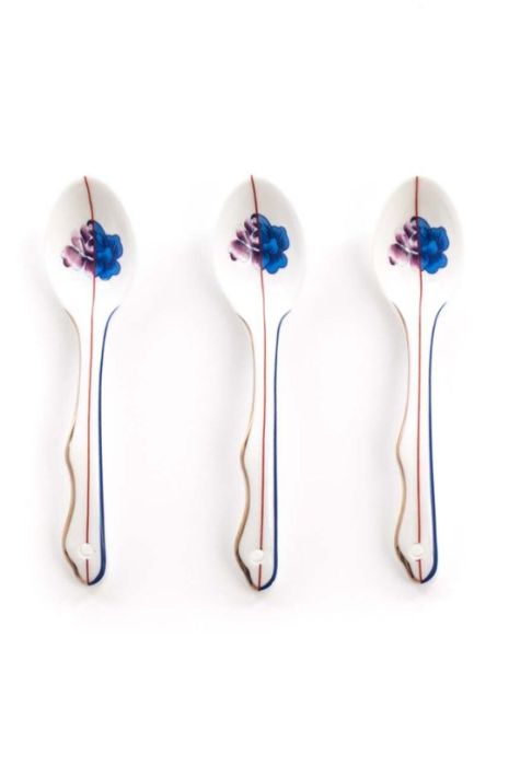 Набір чайних ложок Seletti Armilla 3-pack колір барвистий Набір чайних ложок Seletti Armilla 3-pack колір барвистий