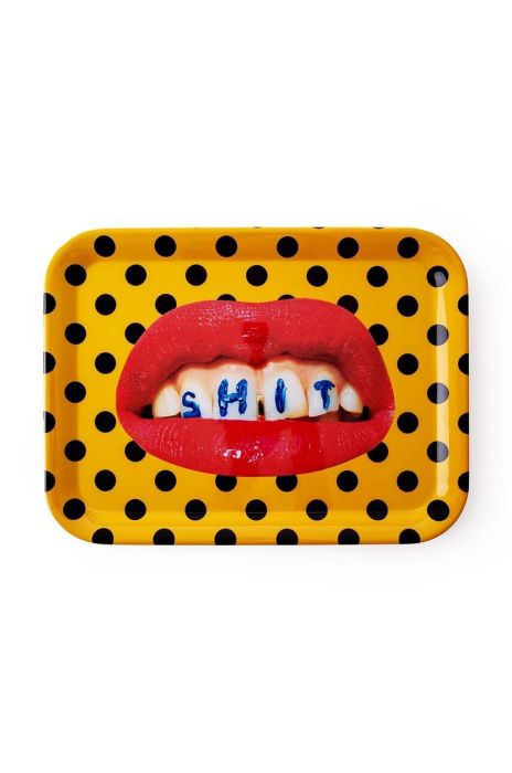 Декоративний піднос Seletti Shit колір барвистий Декоративний піднос Seletti Shit колір барвистий