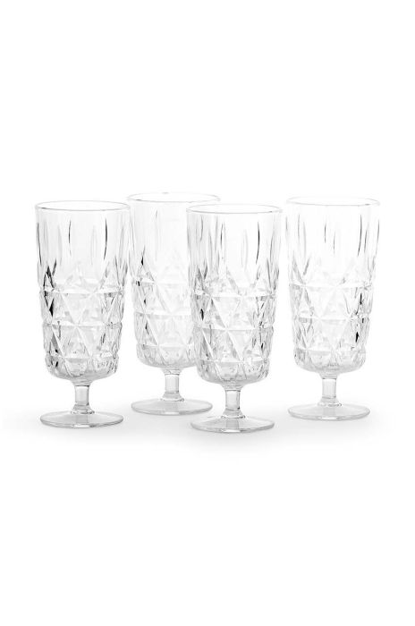 Набір келихів Sagaform June 4-pack колір прозорий Набір келихів Sagaform June 4-pack колір прозорий