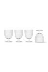 Набір келихів Sagaform Juni 4-pack колір білий Набір келихів Sagaform Juni 4-pack колір білий