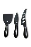 Набір столових приладів для сиру Byon 3-pack колір чорний Набір столових приладів для сиру Byon 3-pack колір чорний