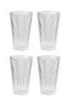 Набір склянок Stelton Pilastro 350 ml 4-pack колір прозорий Набір склянок Stelton Pilastro 350 ml 4-pack колір прозорий