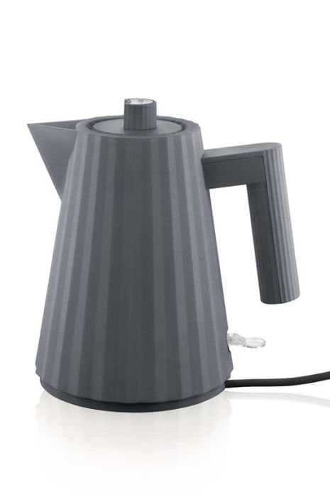 Електрочайник Alessi Plisse 1 L колір сірий