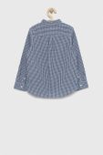Дитяча бавовняна сорочка United Colors of Benetton колір блакитний (2983102)