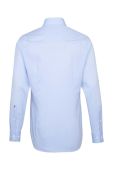 Бавовняна сорочка Seidensticker чоловіча slim класичний комір колір блакитний (2978744) Бавовняна сорочка Seidensticker чоловіча slim класичний комір колір блакитний (2978744)