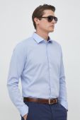 Бавовняна сорочка Seidensticker чоловіча slim класичний комір колір блакитний (2978646) Бавовняна сорочка Seidensticker чоловіча slim класичний комір колір блакитний (2978646)