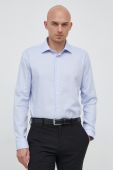 Бавовняна сорочка Seidensticker чоловіча slim класичний комір колір блакитний (2978613) Бавовняна сорочка Seidensticker чоловіча slim класичний комір колір блакитний (2978613)