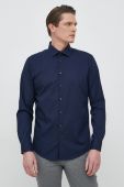 Бавовняна сорочка Seidensticker чоловіча колір синій slim класичний комір (2978689) Бавовняна сорочка Seidensticker чоловіча колір синій slim класичний комір (2978689)