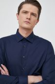 Бавовняна сорочка Seidensticker чоловіча колір синій slim класичний комір (2978689) Бавовняна сорочка Seidensticker чоловіча колір синій slim класичний комір (2978689)