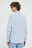 Бавовняна сорочка Marc O'Polo чоловіча regular комір button-down колір блакитний