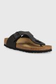 В'єтнамки Birkenstock Ramses жіночі колір чорний на плоскому ходу 44793.BLK-BLACK