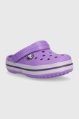 Дитячі шльопанці Crocs 204537 колір фіолетовий Дитячі шльопанці Crocs 204537 колір фіолетовий