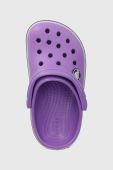 Дитячі шльопанці Crocs 204537 колір фіолетовий Дитячі шльопанці Crocs 204537 колір фіолетовий