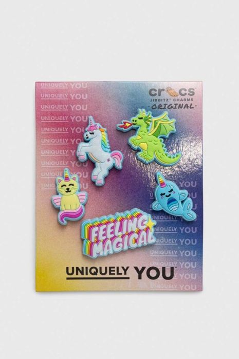 Дитячі значки для взуття Crocs 5-pack колір барвистий (3537132) Дитячі значки для взуття Crocs 5-pack колір барвистий (3537132)