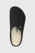 Вовняні тапочки Birkenstock Zermatt Rivet колір сірий Regular Width Вовняні тапочки Birkenstock Zermatt Rivet колір сірий Regular Width