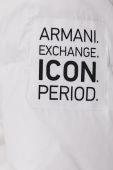 Пухова куртка Armani Exchange жіноча колір білий зимова (1585965)