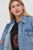 Джинсова куртка Gestuz жіноча перехідна колір блакитний (2165798)
