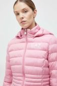 Куртка EA7 Emporio Armani жіноча колір рожевий перехідна (2895581) Куртка EA7 Emporio Armani жіноча колір рожевий перехідна (2895581)
