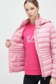 Куртка EA7 Emporio Armani жіноча колір рожевий перехідна (2895581) Куртка EA7 Emporio Armani жіноча колір рожевий перехідна (2895581)