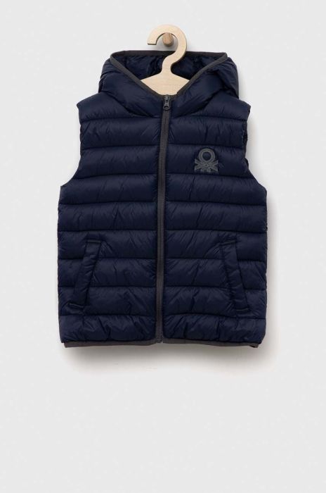 Дитяча безрукавка United Colors of Benetton колір синій (3210756) Дитяча безрукавка United Colors of Benetton колір синій (3210756)