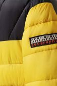 Дитяча куртка Napapijri колір жовтий Дитяча куртка Napapijri колір жовтий