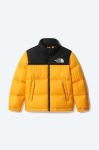 Дитяча пухова куртка The North Face Youth 1996 Retro Nuptse колір жовтий Дитяча пухова куртка The North Face Youth 1996 Retro Nuptse колір жовтий