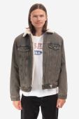 Джинсова куртка Guess чоловіча колір коричневий перехідна Kurtka GUESS USA Gusa Tinted Sherpa Jacket M2BN01D4S10 F9JA M2BN01.D4S10-F9JA Джинсова куртка Guess чоловіча колір коричневий перехідна Kurtka GUESS USA Gusa Tinted Sherpa Jacket M2BN01D4S10 F9JA M2BN01.D4S10-F9JA