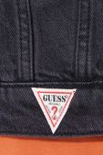 Джинсова куртка Guess Kit Trucker чоловіча колір чорний перехідна Джинсова куртка Guess Kit Trucker чоловіча колір чорний перехідна