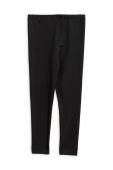 Дитячі легінси Mini Rodini колір чорний однотонні Дитячі легінси Mini Rodini колір чорний однотонні