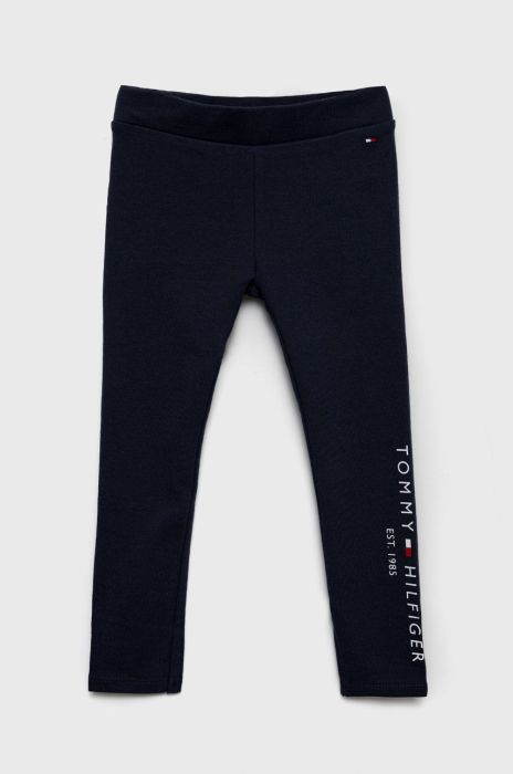 Дитячі легінси Tommy Hilfiger з принтом колір блакитний Дитячі легінси Tommy Hilfiger з принтом колір блакитний